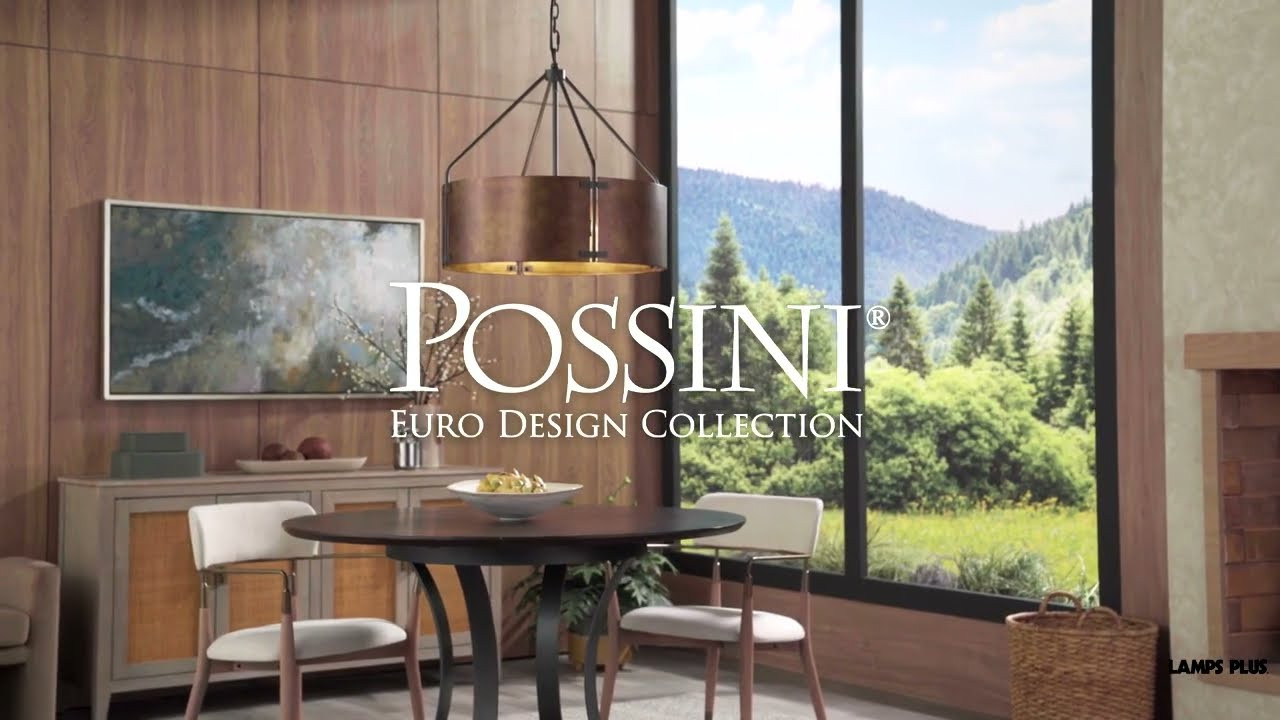 Possini Euro Julian 22" Wide Rustic Bronze Metal Drum Pendant Light | Lamps Plus