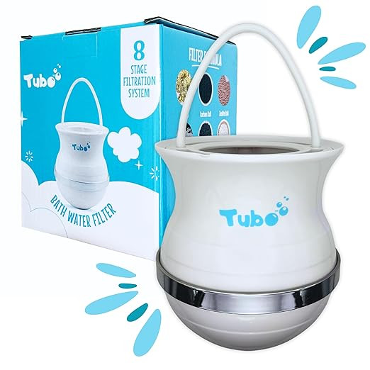 Tubo Bath Filter 2.0-8 Stage Bath Filter for Tub Faucet, Bathtub Water Filter Removes 99% Chlorin... | Amazon (US)