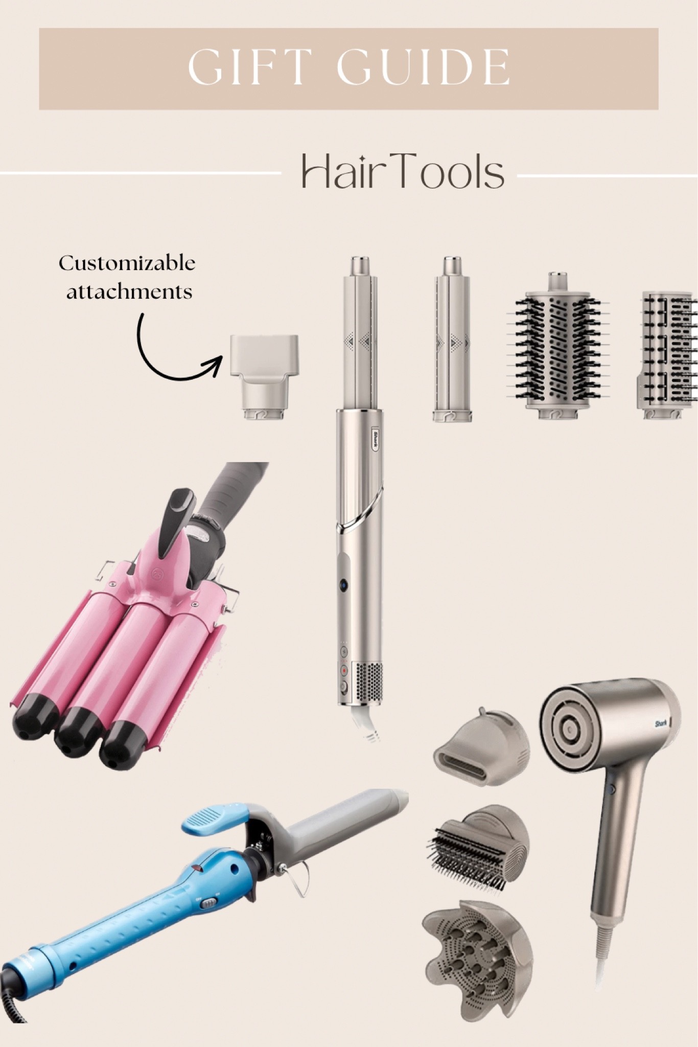 Most have hair tools this holiday season for you or someone you love! The shark  flex style is just like the dyson hair wrap for a fraction of the cost! This is a no brainer! 

#LTKsalealert #LTKHoliday #LTKSeasonal