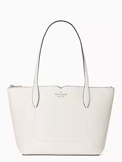 Kate Spade Harlow Tote, Parchment | Kate Spade Outlet