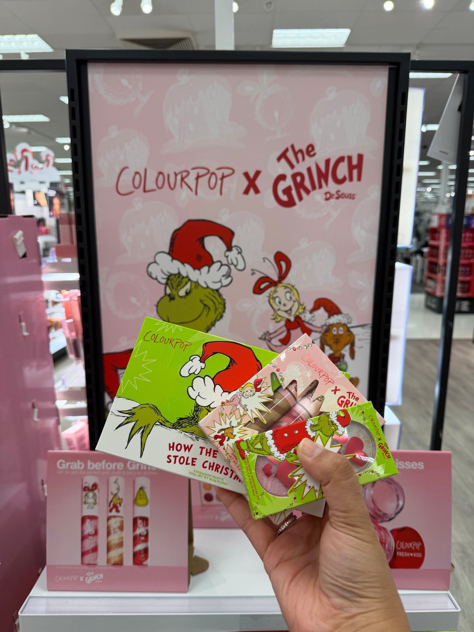 Colourpop x The Grinch!! Sooo cute 🥰 

#LTKBeauty #LTKHoliday #LTKGiftGuide