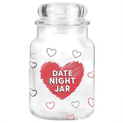 Personalization Mall Date Night Ideas Glass Storage Jar | Target