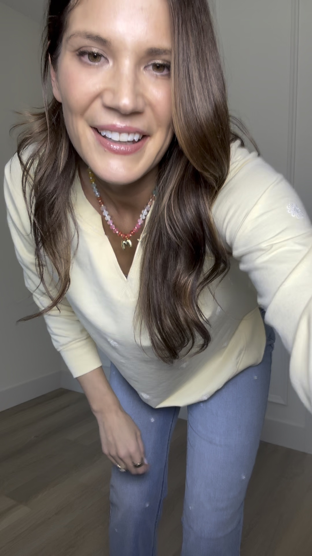 Love all of the daisy details on this outfit. This butter yellow sweater is so lightweight and comfortable for the spring time. These jeans are also perfect!! Maurice’s denim is always a 10/10! 

Butter yellow daisy sweater embroidered sweater embroidered jeans daisy embroidered jeans spring outfit tall girl approved Stang and co

#LTKSeasonal #LTKSpringSale #LTKTall