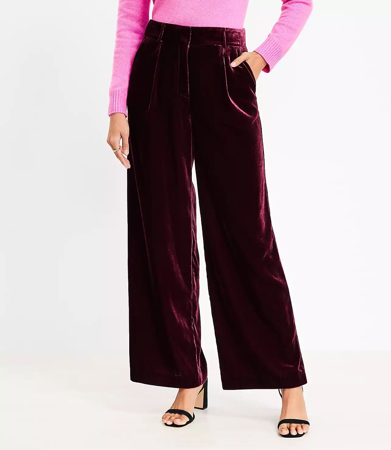The Wide Leg Pant in Velvet curated on LTK