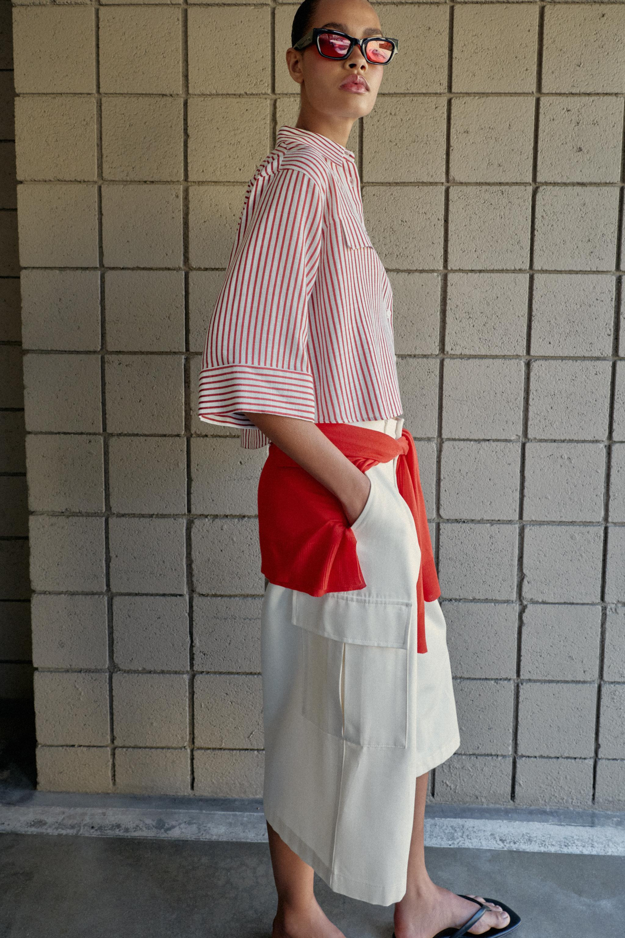 STRIPED LINEN SHIRT | Zara US