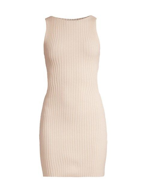 Bec & Bridge Alexis Rib-Knit Cut-Out Body-Con Minidress | Saks Fifth Avenue