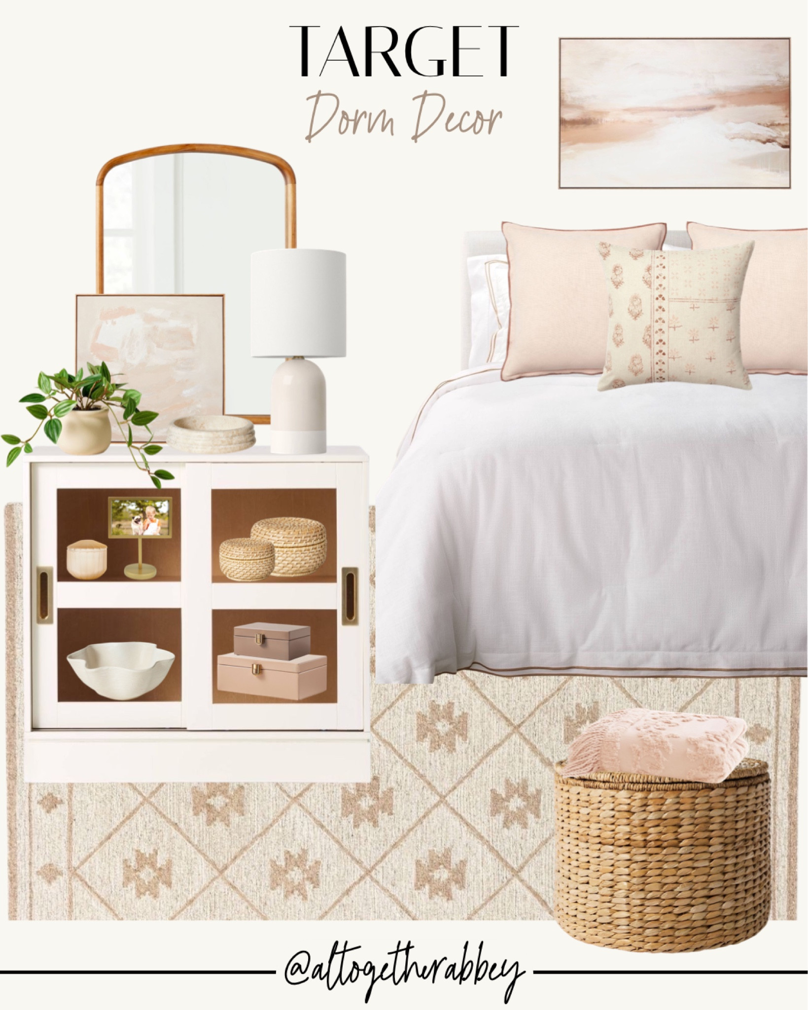Dorm Room Decor inspo using Blush, Ivory, and Natural tones. 

Dorm Decor. Target Home Decor. Back to school. Magnolia Collection. Studio Mcgee Collection. Blush Room Decor. Neutral Decor. Cozy Home Decor.

#LTKhome #LTKstyletip #LTKBacktoSchool