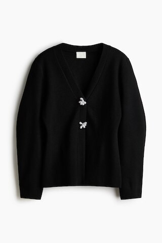 H & M - Knit Cardigan - Black | H&M (US + CA)