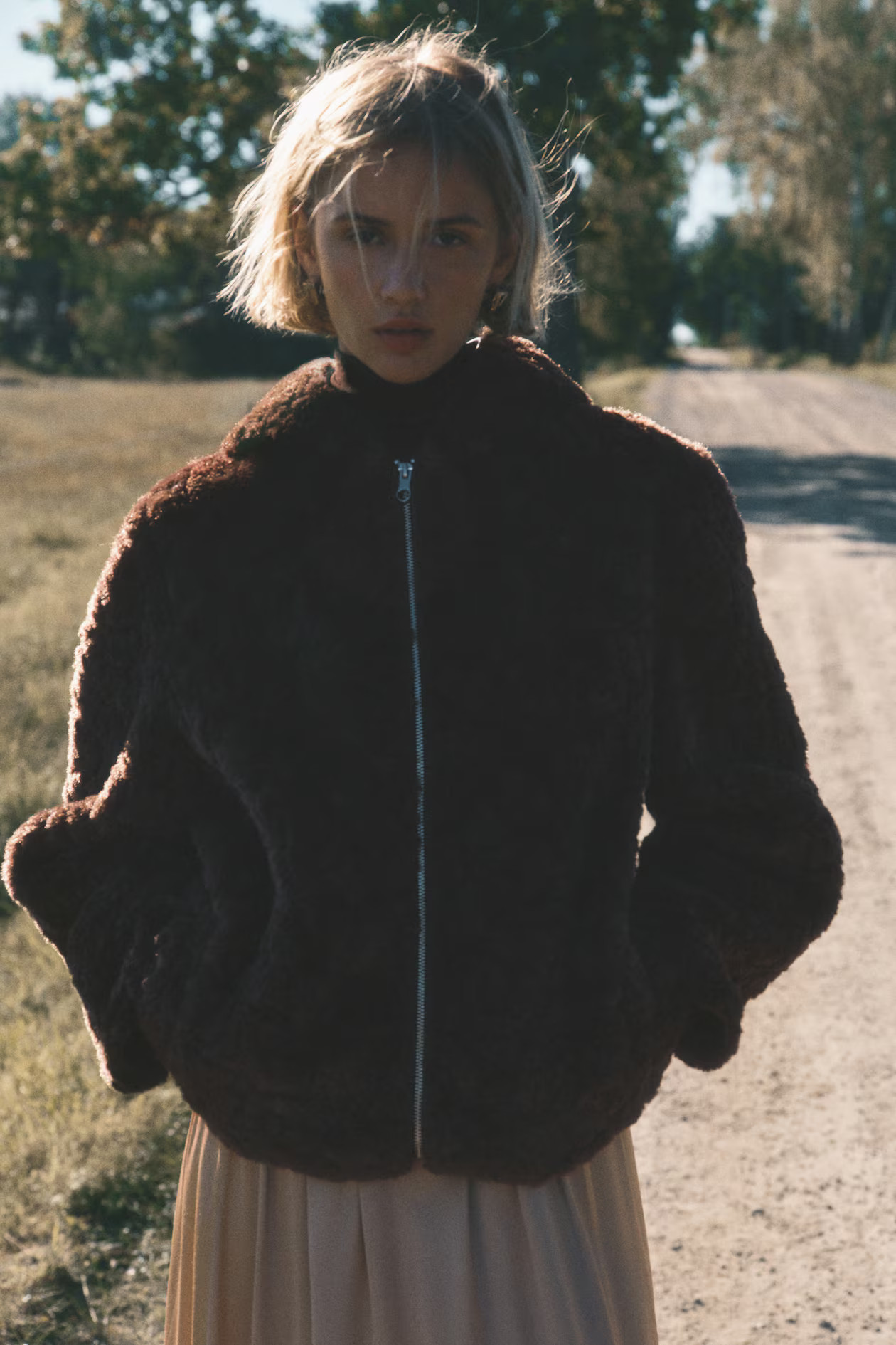 Hooded Teddy Fleece Jacket | H&M (US + CA)