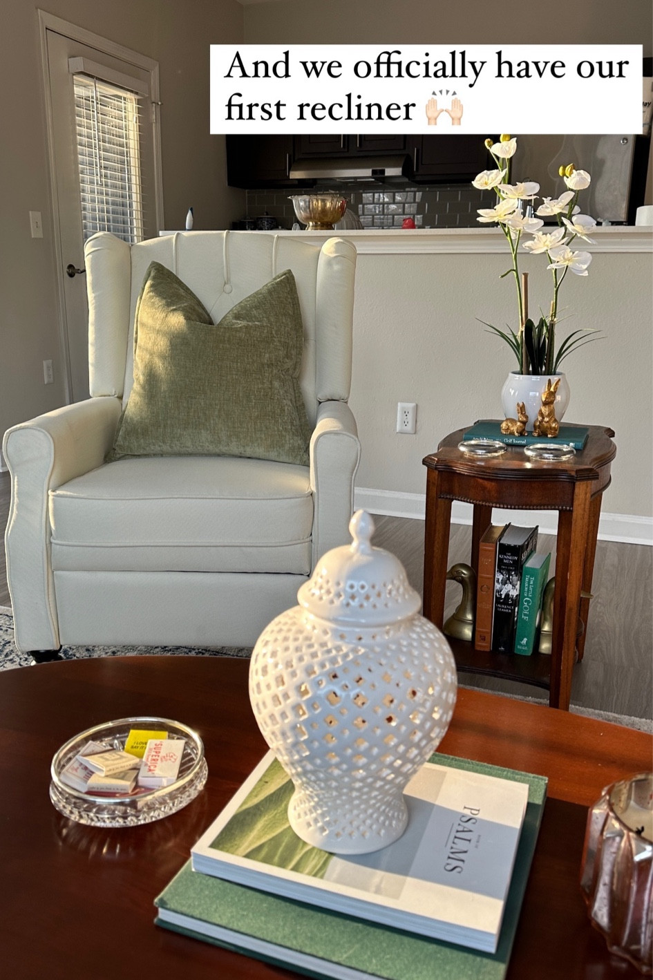 Moving to an apartment, I struggled finding the perfect arm chairs that fit the space and doubled as comfort. Found this 2-in-1 recliner chair for under $200 on Amazon! It’s easy to assemble and perfect for the space! 

#LTKSeasonal #LTKstyletip #LTKhome