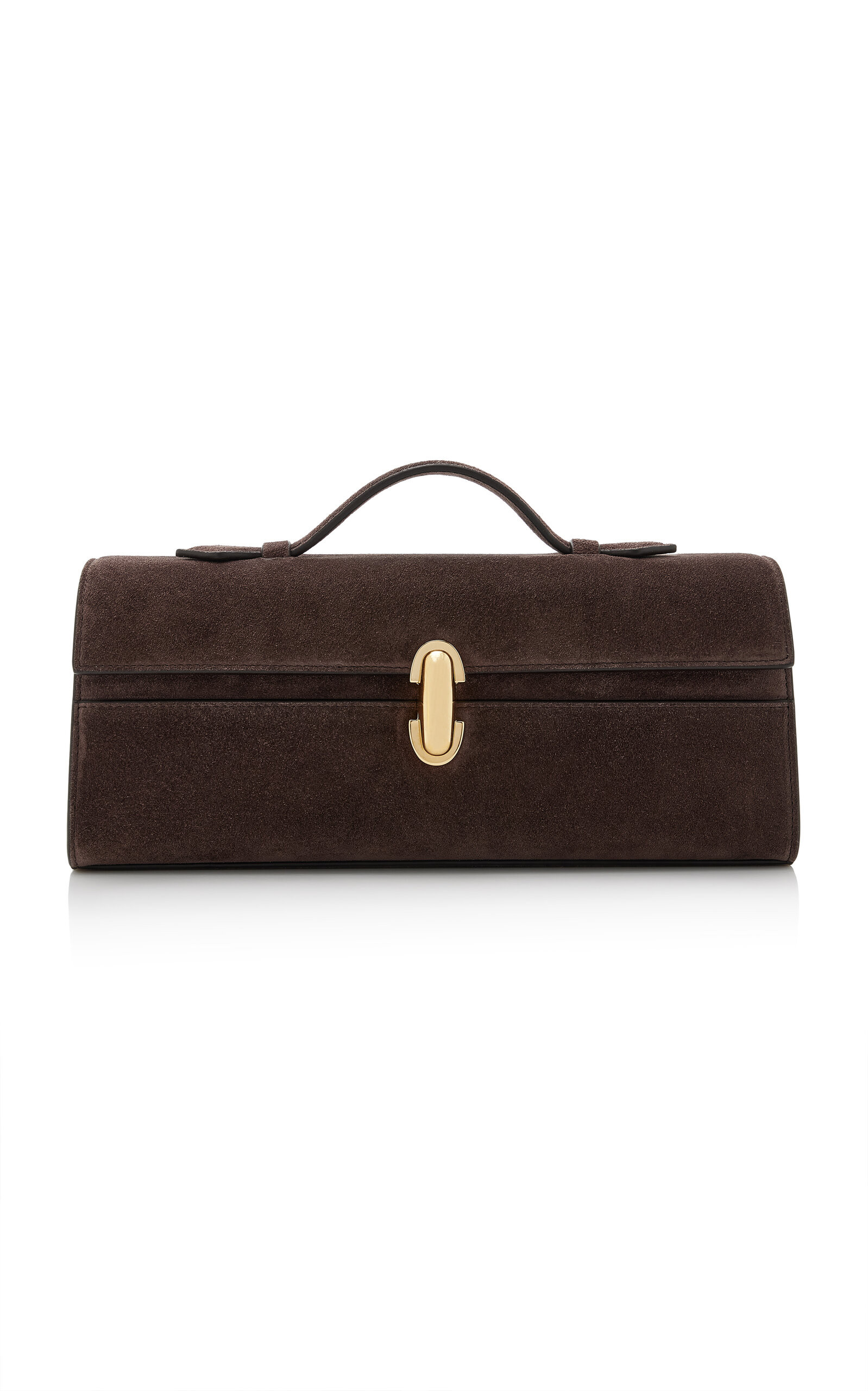 Savette Slim Symmetry Suede Pochette - Moda Operandi | Moda Operandi (Global)