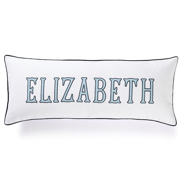 Personalized Embroidered Pillow Cover | Mark and Graham
