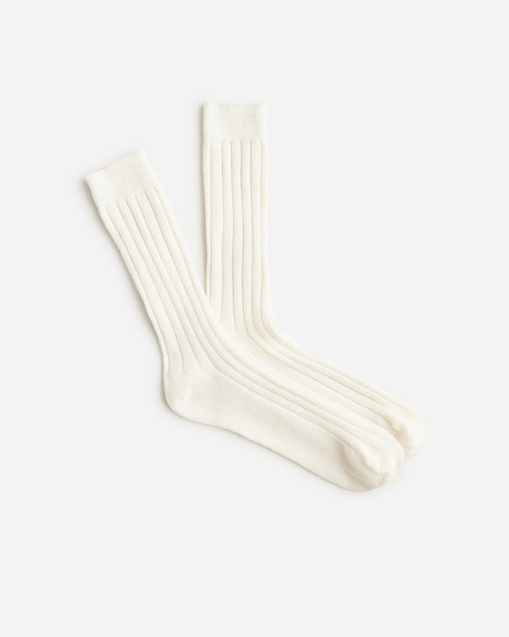 Ribbed cashmere-blend socks | J. Crew US