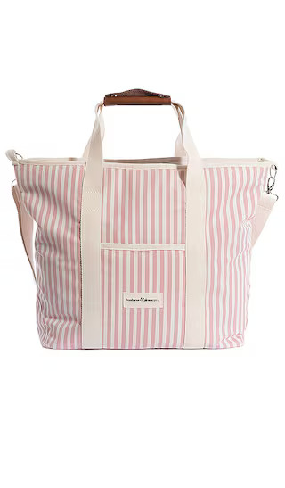 The Cooler Tote Bag in Laurens Pink Stripe | Revolve Clothing (Global)
