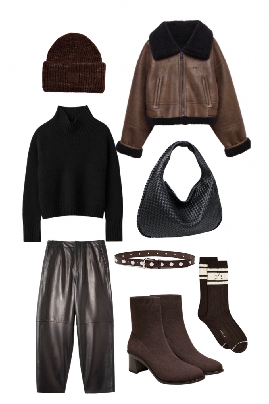 Winter outfit - Christmas markets outfit - leather trousers - brown boots waterproof 

#LTKeurope #LTKshoes #LTKwinter