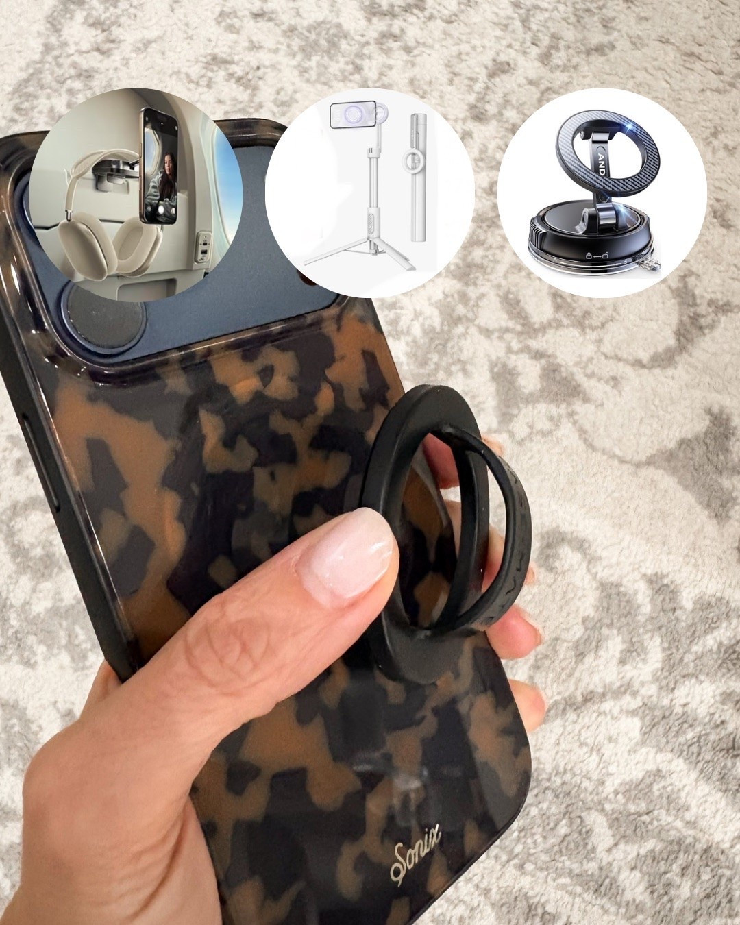 This little phone grip has become one of those things I didn’t realize I’d use so much. It gives me a better hold on my phone and doubles as a stand when I’m watching something or filming content.

Phone grip, phone stand, phone accessories, magnetic phone grip, content creator tools, filming accessories, phone holder, everyday tech, tech accessories, creator essentials, HauteandHumid

#LTKdayinmylife #LTKTravel #LTKOver40