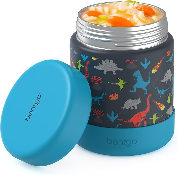 Bentgo® Kids Stainless Steel Food Jar - 11oz Leak-Proof Double Insulated Hot or Cold Food Contai... | Amazon (US)