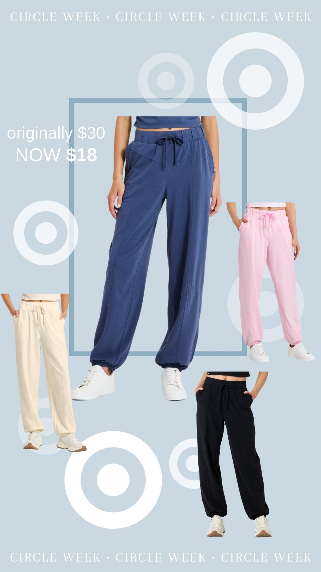 Target Circle Week has ARRIVED! 40% off women’s activewear including these pants that I’ve literally lived in postpartum. #target #targetcircledealdays #circleweek #circledealdays 

#LTKmomlife #LTKootd #LTKSaleAlert