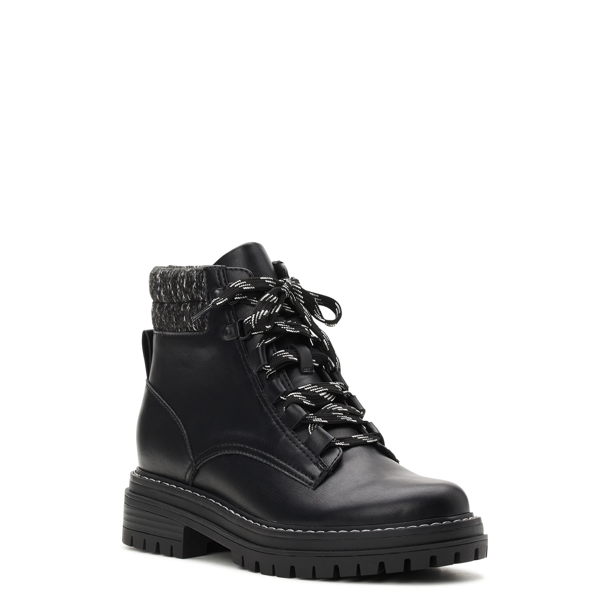Time and Tru Women's Lug Sole Hiker Boots | Walmart (US)