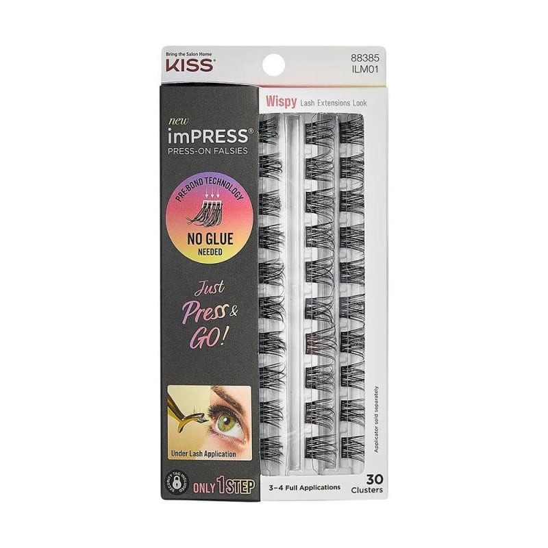 Cílios Postiços Kiss New York ImPRESS Press-on Falsies Curly | Beleza na Web | Beleza Na Web (BR)