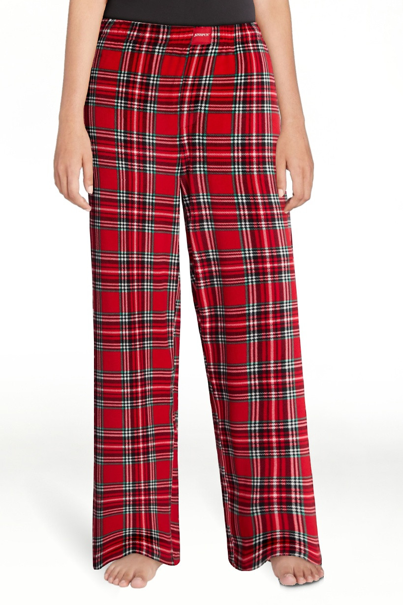 Joyspun Pantalones de Dormir de Pierna Ancha de Terciopelo para Mujer Talla XS-3X | Walmart (US)