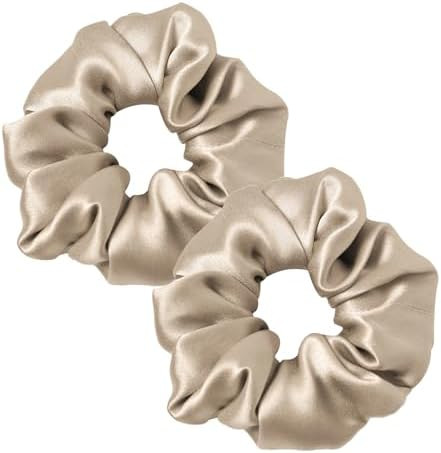 LILYSILK Women's 100% Silk Hair Scrunchies Ladies Elastic Hair Tie Bobbles Ponytail Holders for A... | Amazon (UK)