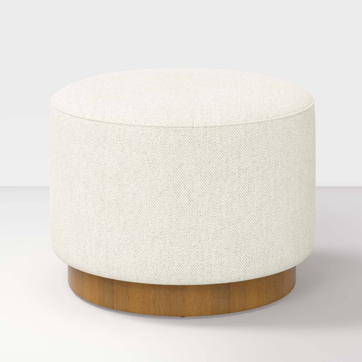 Round Ottoman with Plinth Base - Hearth & Hand™ with Magnolia | Target