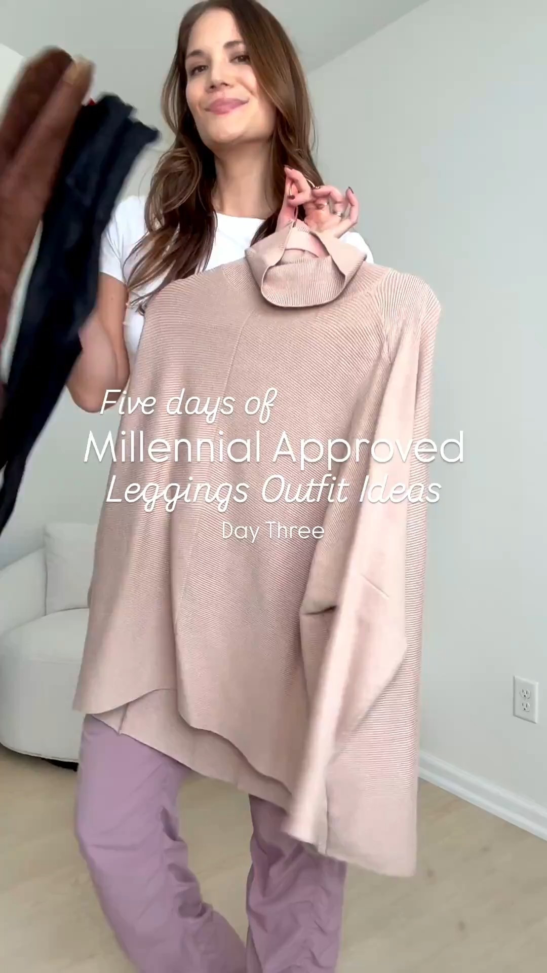 Five days of Millennial Approved Leggings outfit ideas! 

Elevated everyday, Leggings outfit, Neutral sweater, Brown high boots, Winter fashion looks, Tall girl approved, Stang and co  

#LTKSeasonal #LTKTall #LTKootd