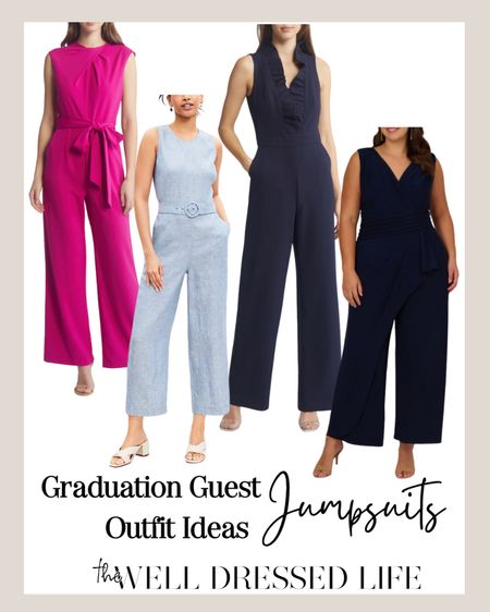 Jumpsuits are great if you like the beauty of one-step dressing but with pants! So, I found four options, all different but appropriate. My only grip with jumpsuits, aside from how awkward they are in the restroom, is that they can be too short if you are tall. But! Before you dismiss them, the hem often has extra length that can be let down. 

#LTKSeasonal #LTKStyleTip #LTKOver40