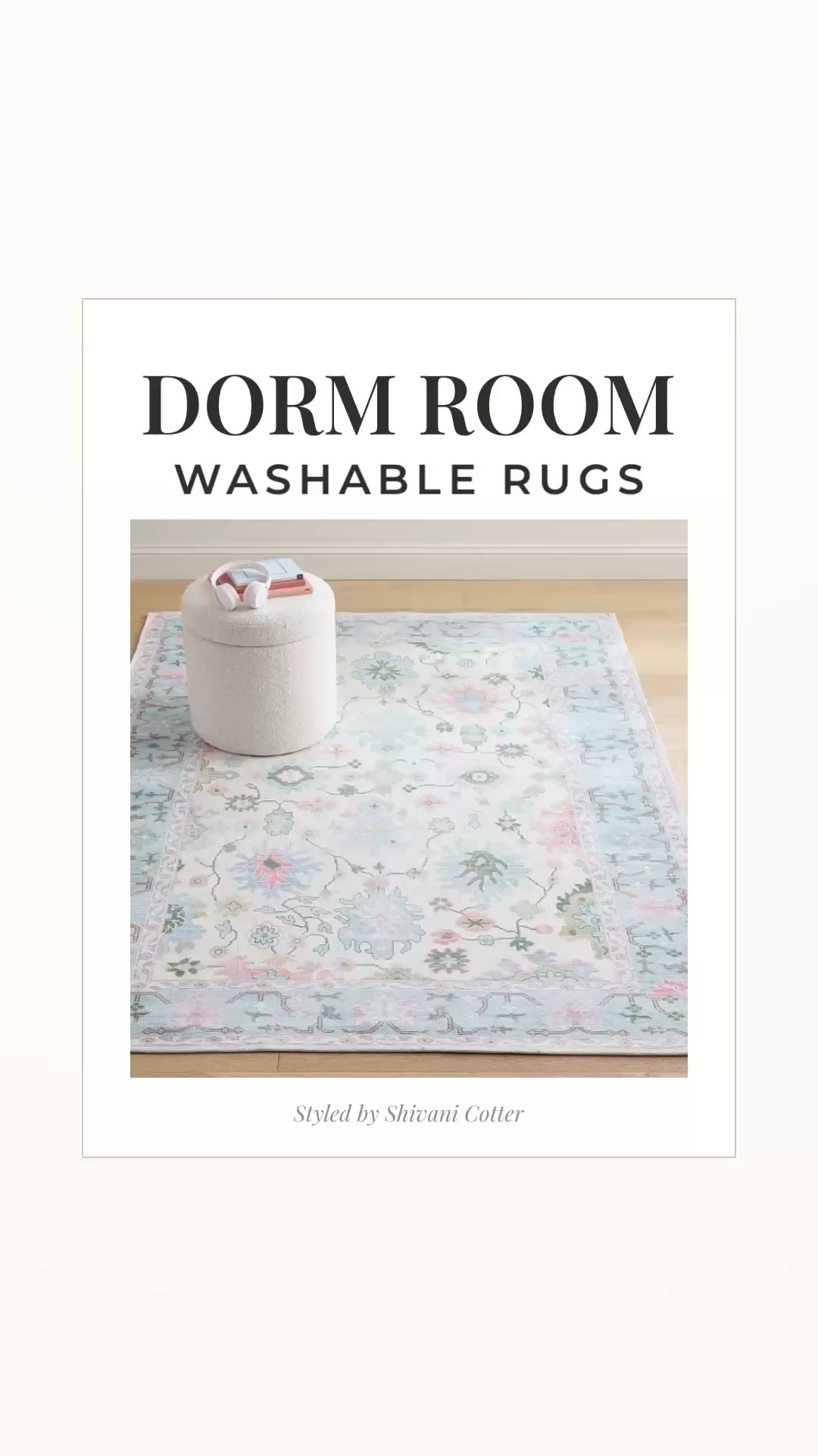 Dorm Rugs Instantly Make Your Room Feel Cozy
 One simple way to upgrade a dorm room is adding a soft rug. It makes the space feel warmer, more put together, and way more comfortable. 

Sharing some of my favorite dorm rugs that bring style and coziness to any college room.
#ltkdorm #ltkbedroom
