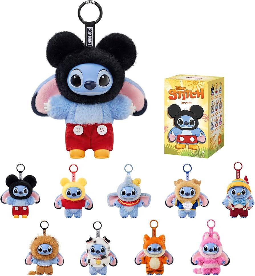 POP MART Stitch Adventure Series Blind Box Keychain, Single Box | Amazon (US)