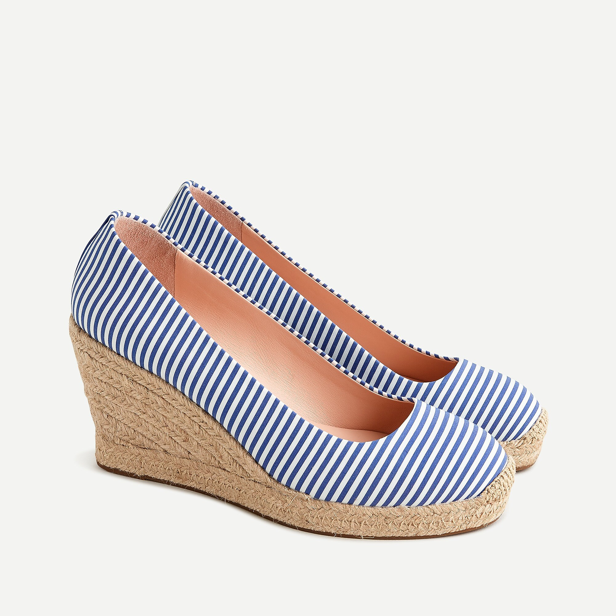 Seville espadrille wedges in stripe | J. Crew US