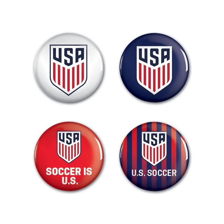 United States Men's National Team 4 Pack 1.25" Buttons | Walmart (US)