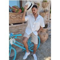 Men's Linen Shirt Cuba, Short Sleeves Classic For Men, Summer Outfit Man, Gift Father, Husband, Boyfriend, Son | Etsy (US)