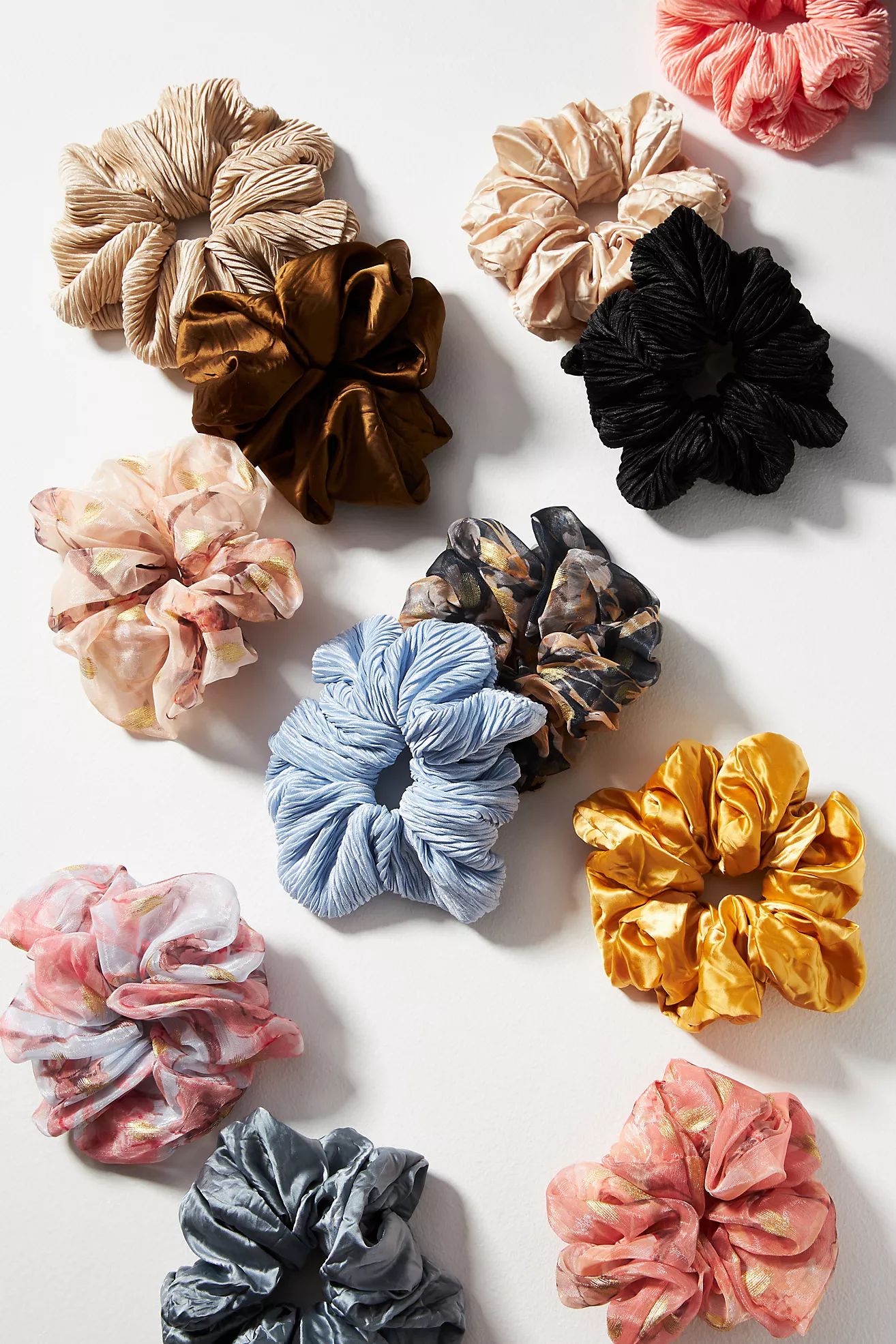 By Anthropologie Botanical Scrunchies, Set of 3 | Anthropologie (US)