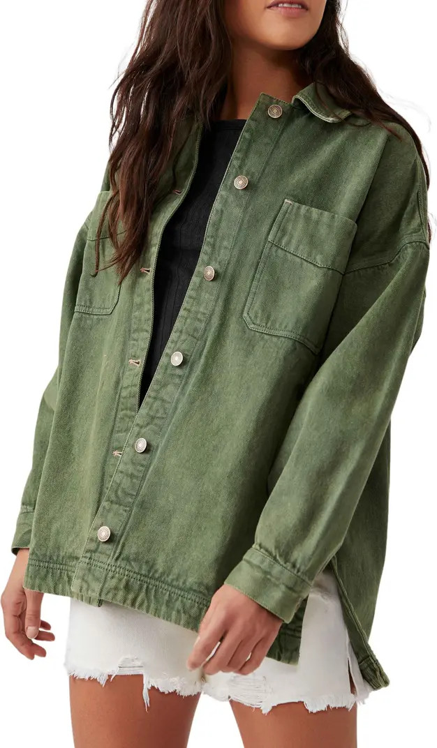 Free People Madison City Twill Jacket | Nordstrom | Nordstrom