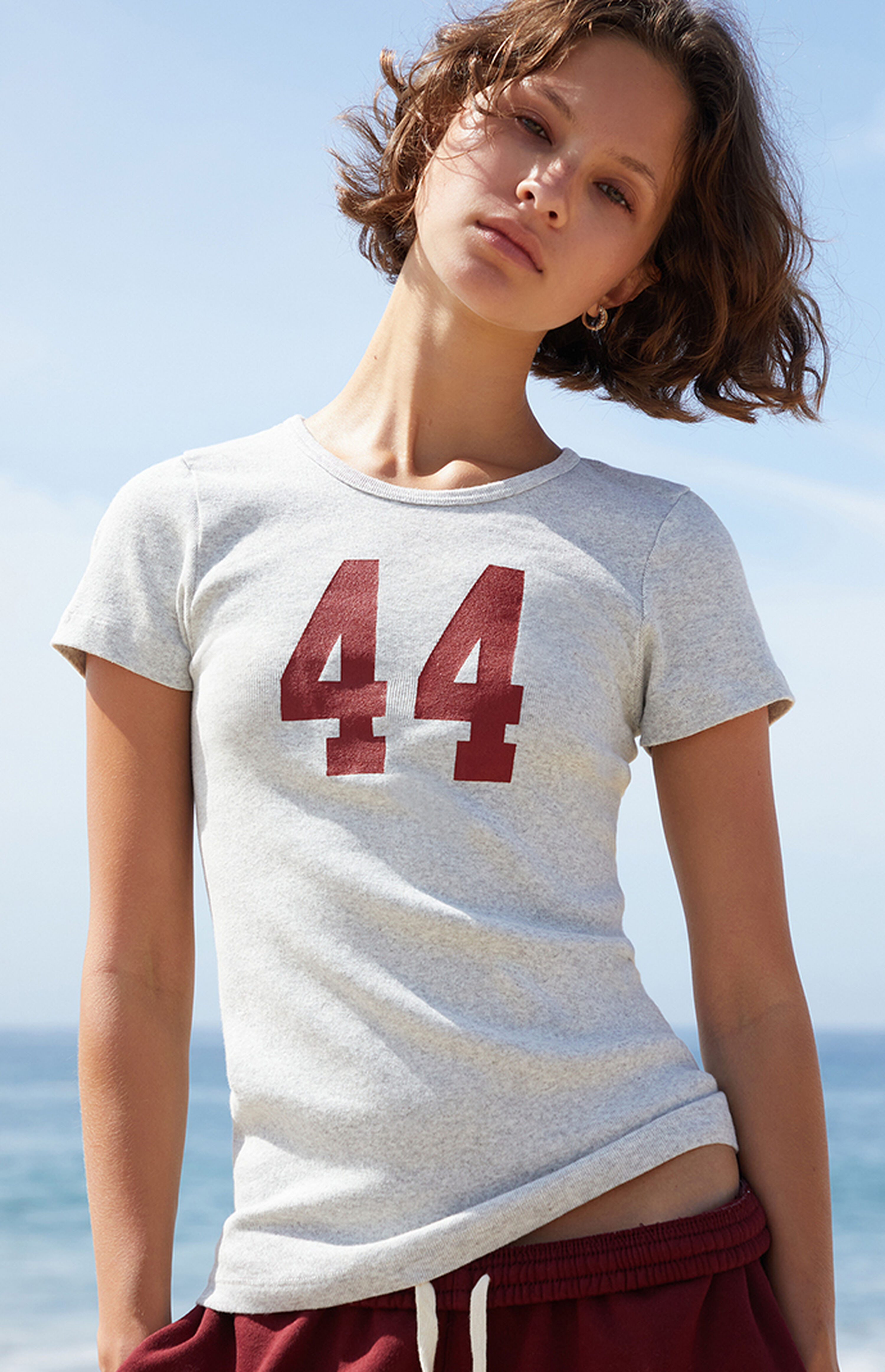 John Galt Light Gray Hailie 44 T-Shirt | PacSun