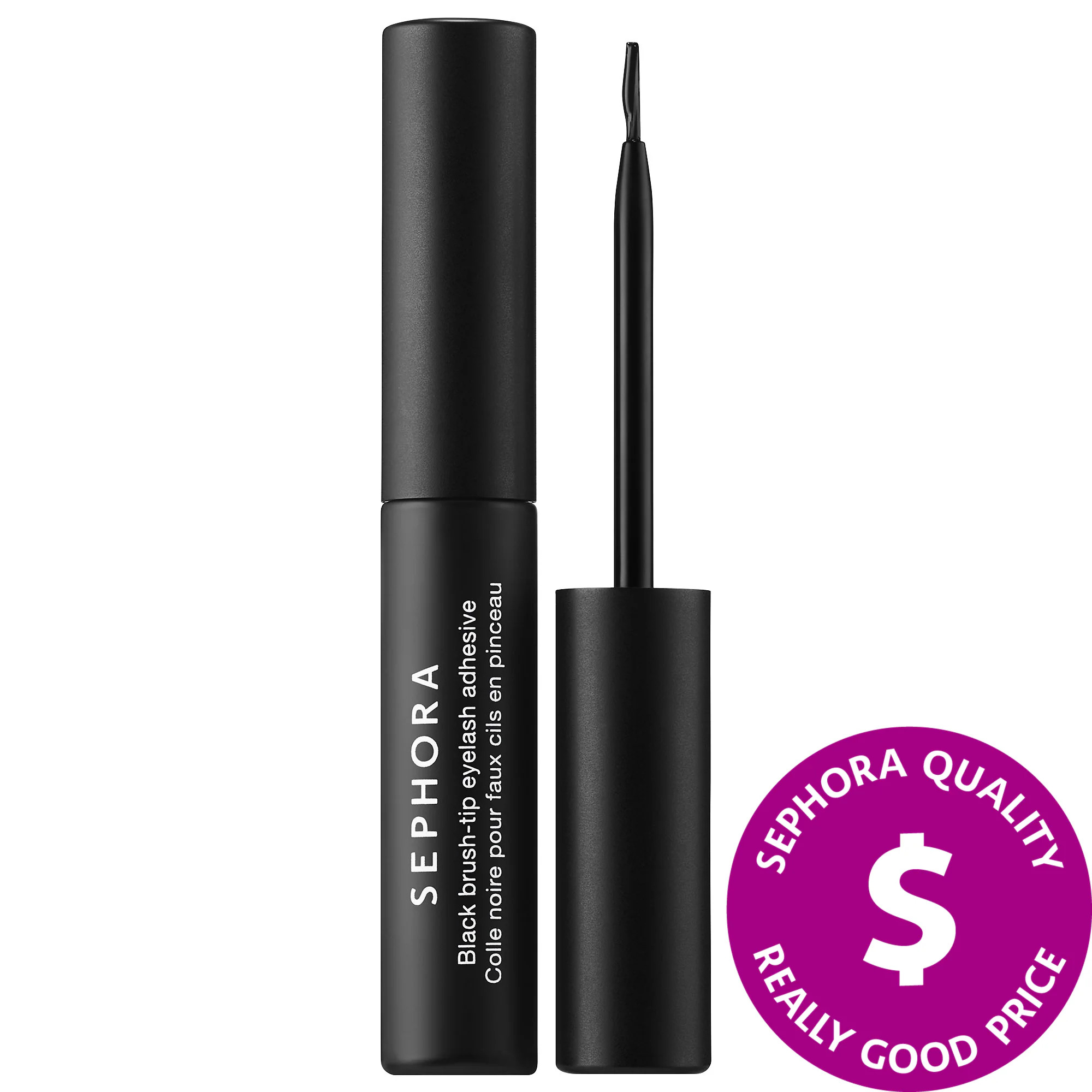 SEPHORA COLLECTION Brush-tip Lash Adhesive Black 0.11 oz / 3.3 ml | Sephora (US)