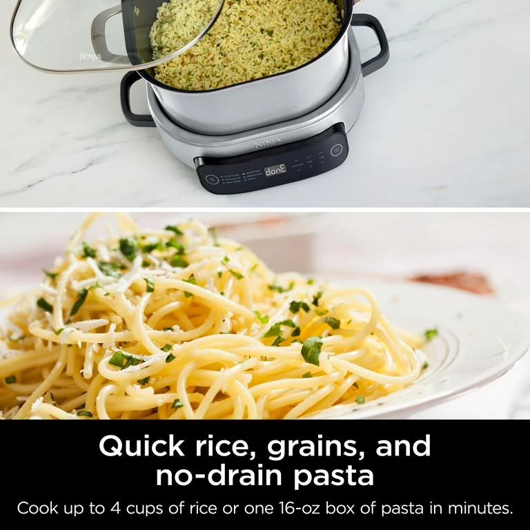 Ninja Foodi 6.5 qt Everyday PossibleCooker, Stainless Steel/White, Multi Cooker, Slow Cooker, MC1... | Walmart (US)