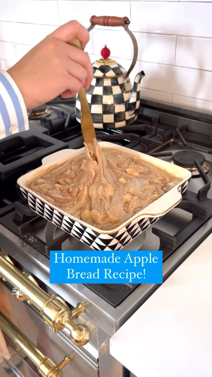 I was able to get all of my groceries delivered for free and some cute kitchenware to bake a yummy apple bread recipe with my Walmart+ membership! #walmartpartner @walmart #walmartplus

#LTKfamily #LTKSeasonal #LTKhome