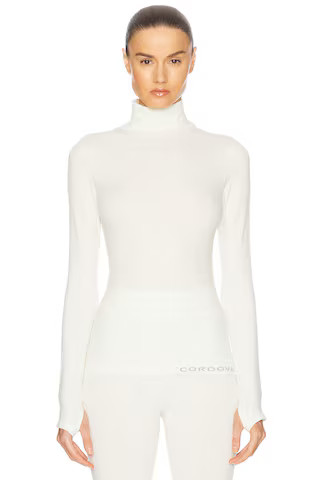 CORDOVA Sol Baselayer Top in Alabaster | FWRD | FWRD 