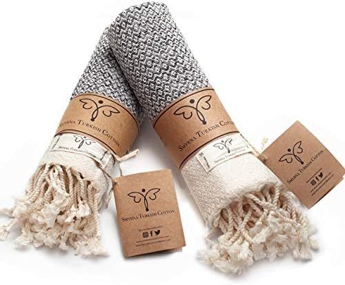 Smyrna - Toallas de mano turcas originales | 100 % algodón, prelavadas, 16 x 40 pulgadas | Toall... | Amazon (US)