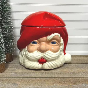 Vintage Santa punch bowl: Jamar Mallory 1955 | Etsy (US)