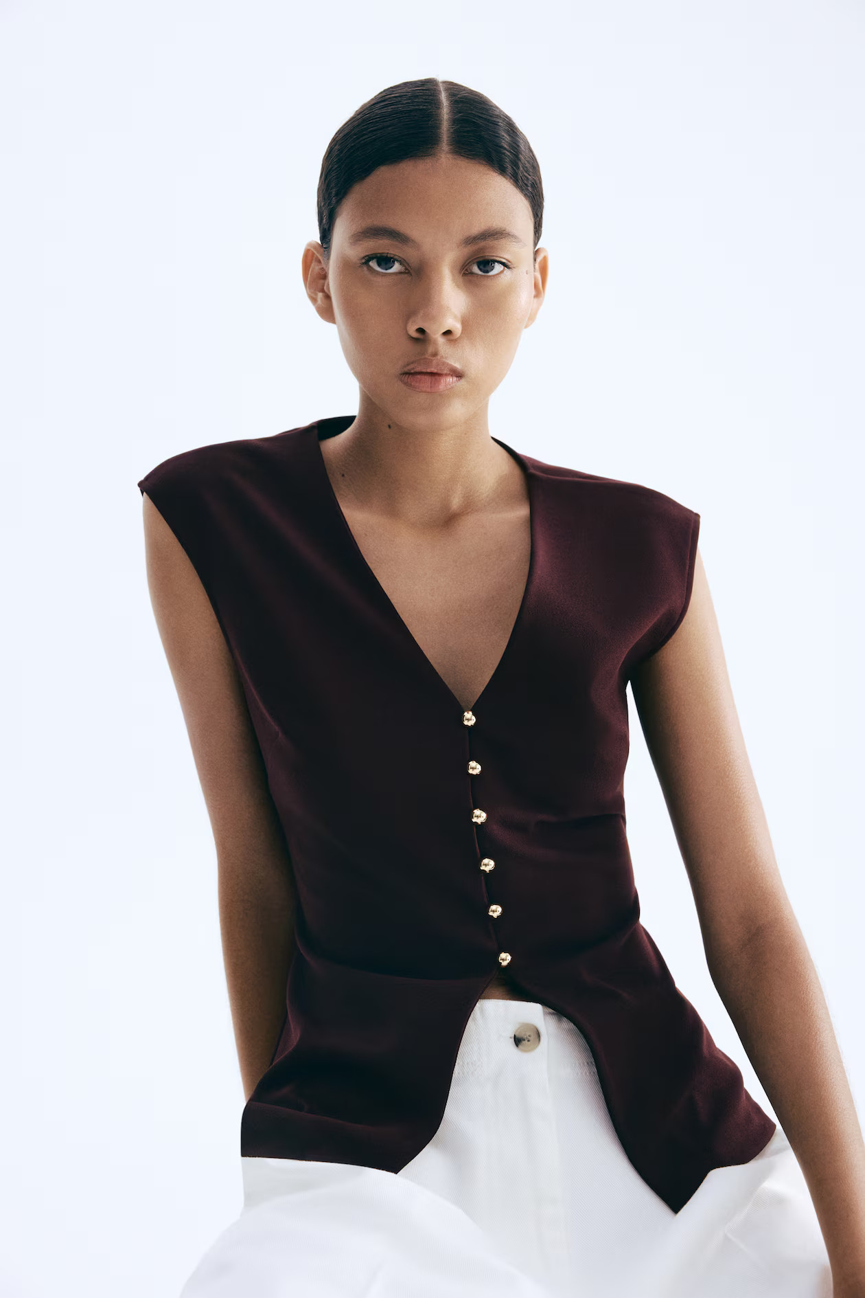 Interlock waistcoat | H&M (UK, MY, IN, SG, PH, TW, HK)