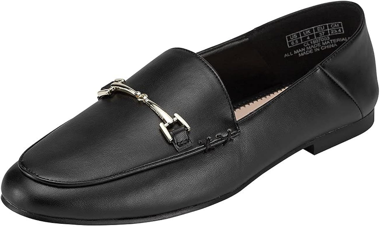 JENN ARDOR Women's Penny Loafers Slip On Flats Comfort Driving Office Loafer Shoes | Amazon (US)