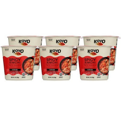 Koyo Spicy Kimchi Ramen - Case of 6/2.1 oz | Target