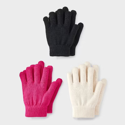 Kids' 3pk Value Glove - Cat & Jack™ | Target