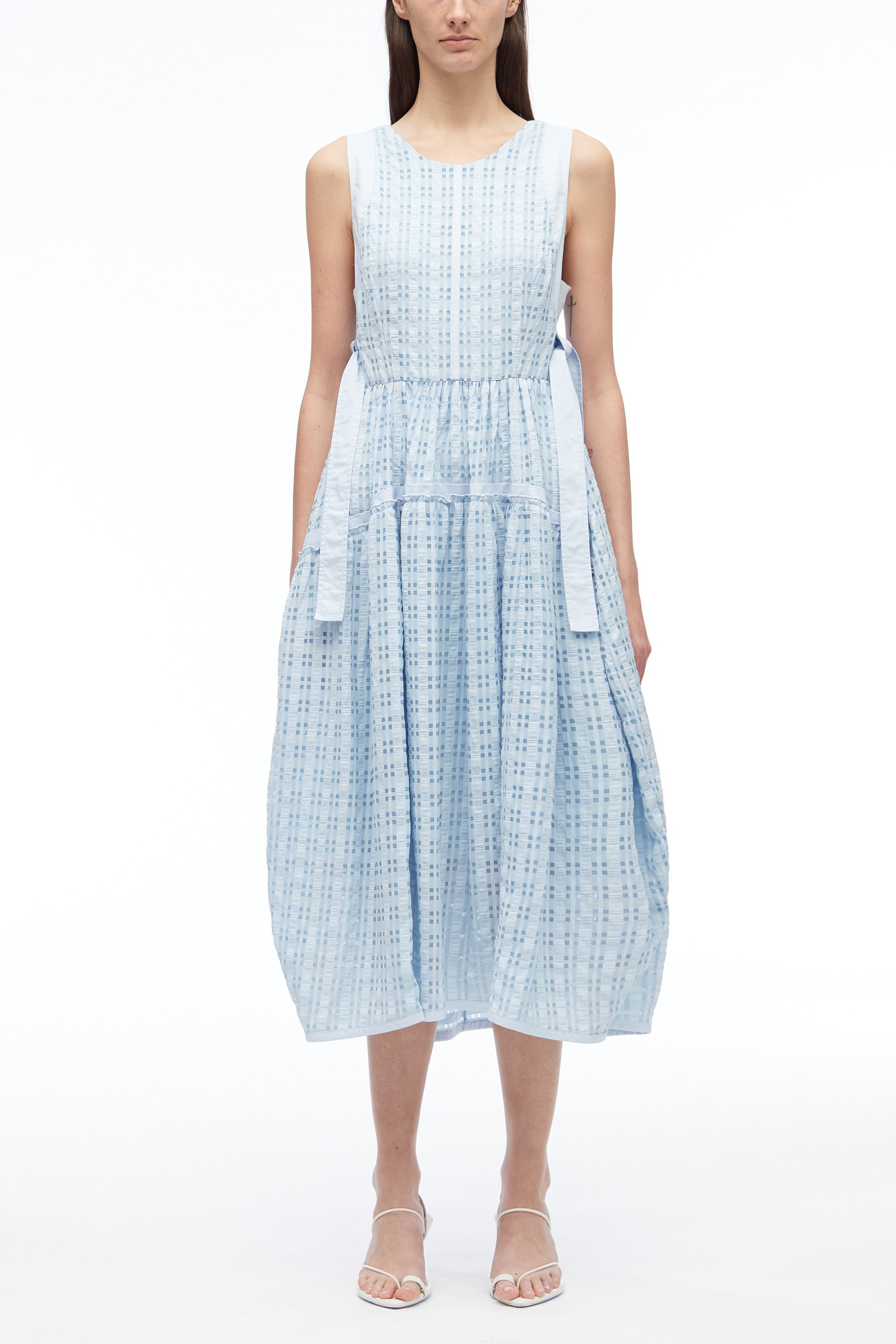 Taffeta Check Sleeveless Dress | 3.1 Phillip Lim