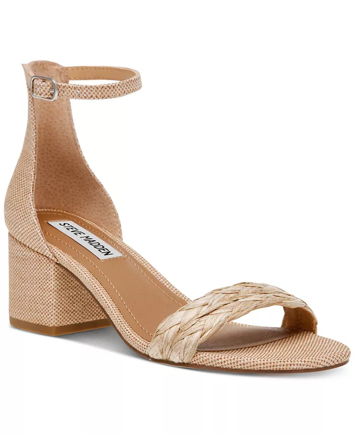 Steve Madden Women's Irenee Two-Piece Block-Heel Sandals - Macy's | Macys (US)
