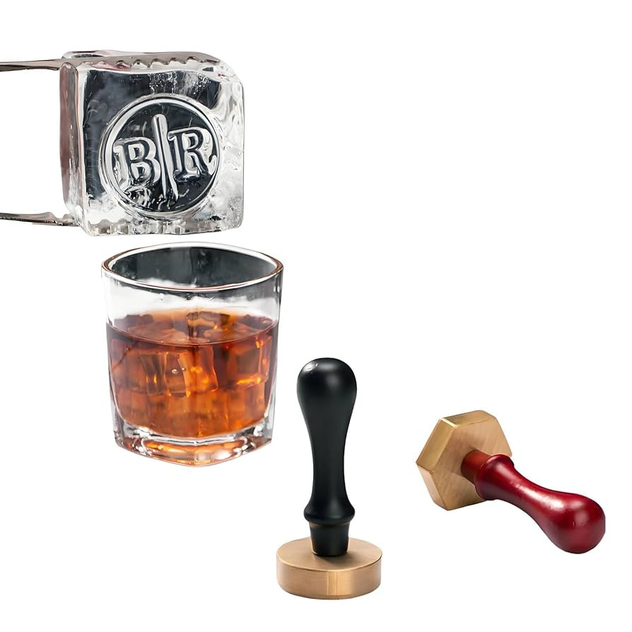 Custom Ice Stamp for Cocktails - Ice Cube Branding Stamp with Your Design or Logo Perfect for Whi... | Amazon (US)
